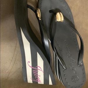Wedge flip flops